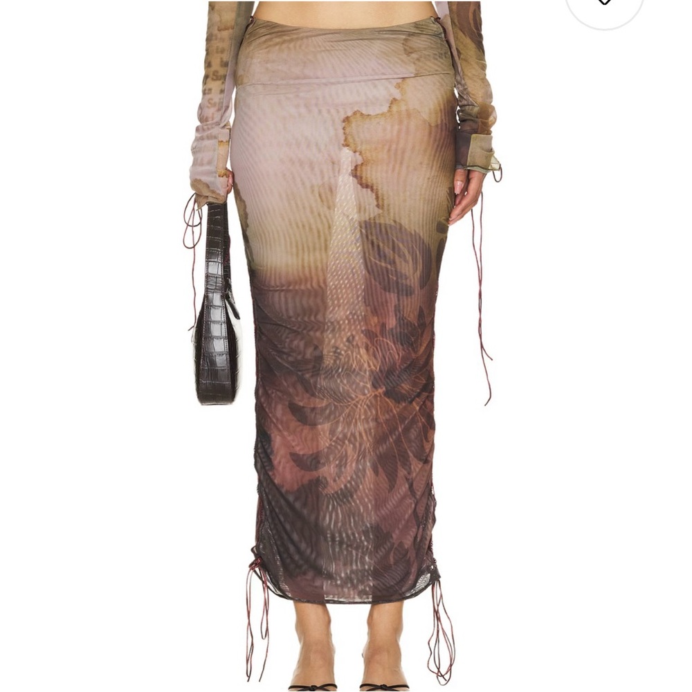 Lace up printed maxi skirt

- Brand: Jaded London
- Size: US 6